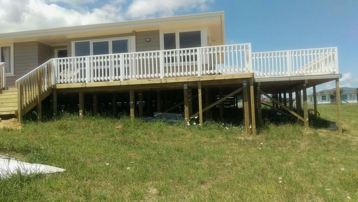 Spa Area Before: Relocated house wanting a private and relating spa pool area.